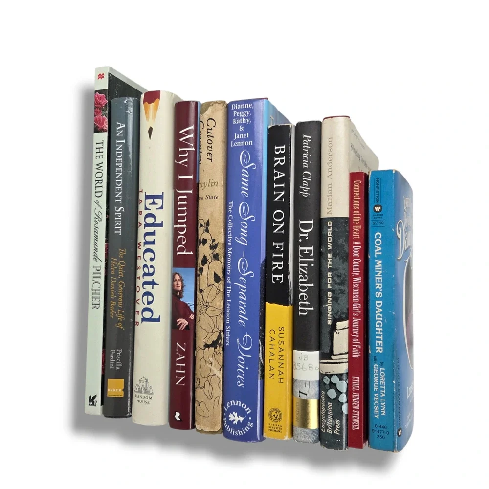 Lot of 11 Assorted Books Nonfiction Biography Memoir History Famous Women Music